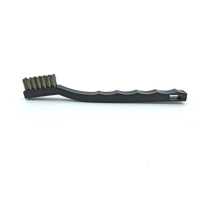 Mini plastic handle stainless steel wire brush