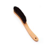 Wooden Pig hair Bristle Brush Long Handle Soft Clothes Cleaning Brush For Hotel Household